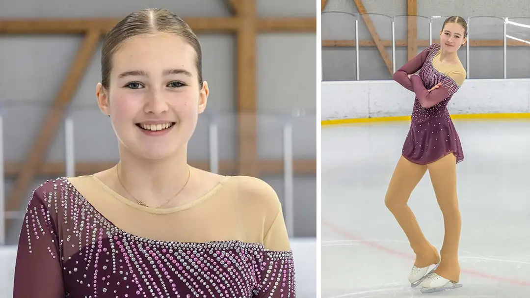 Mona Waibl aus Götzens holt Tiroler Meistertitel im Eiskunstlauf