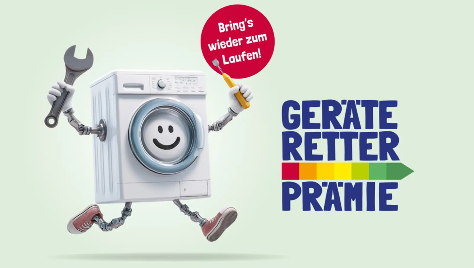 Geräte-Retter-Premie – Reparieren statt wegwerfen