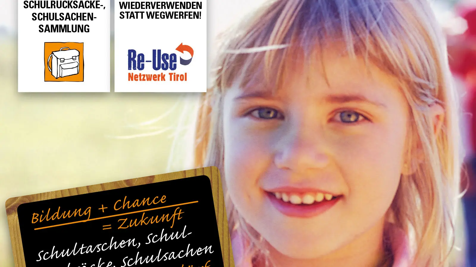 ReUse-Projekt „Tiroler Schultaschen-Sammlung“